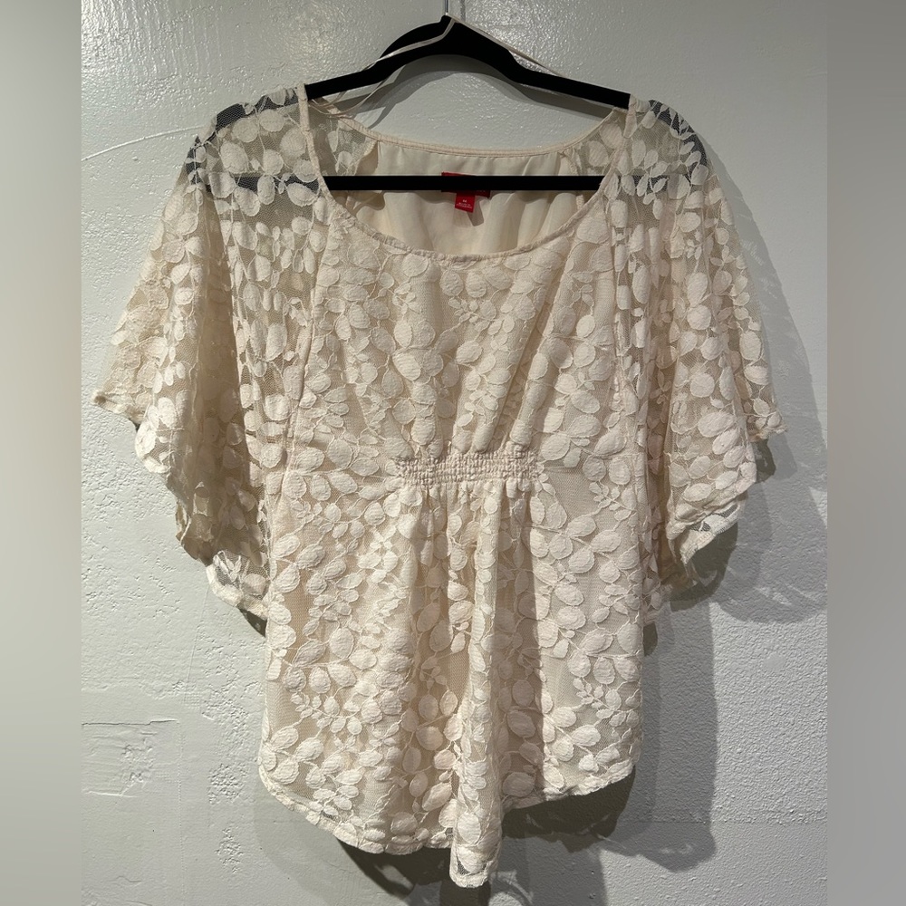 Elle Lace Blouse Size M
